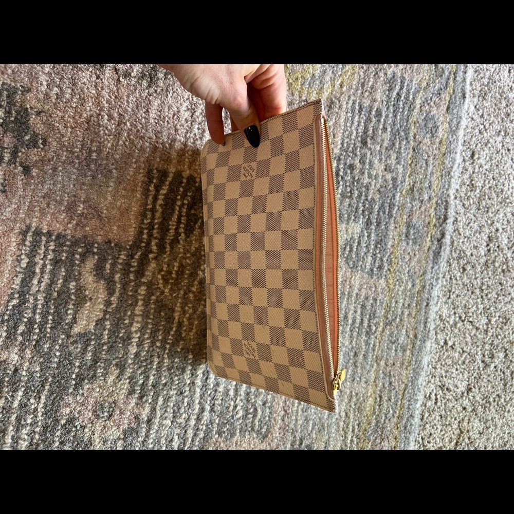 Louis Vuitton Neverfull MM wristlet/insert ONLY (NO LEATHER STRAP INCLUDED)